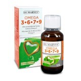 Omega 3, 6, 7, 9 Vegan, 125 ml, Marnys