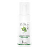 Logona Purify, mousse nettoyante micellaire à la menthe bio et à l'acide salicylique, peaux mixtes et impures, 100 ml