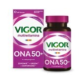 Vigor Multivitamine Ona 50+, 60 comprimate