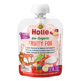 Holle, Mousse de fructe în tub, Tasty Turtle, măr, pară cu iaurt, de la 8 luni, 85 g