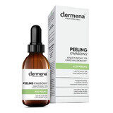 Dermena Professional, peeling acid acid lactic 10% + acid hialuronic, toate tipurile de piele, 20 ml 