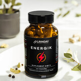 Grinday Energik, energizant natural, 60 capsule