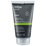 Tolpa Dermo Men Pure, gel de curățare facială cu cărbune, 150 ml