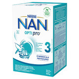 Nestle NAN Optipro 3, Formula de lapte Junior pentru copii peste 1 an, 650 g