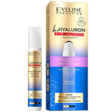 Eveline Cosmetics Bio Hyaluron 3 x Retinol, anti-rimpel roll-on gel voor ogen en oogleden, 15 ml