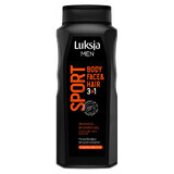 Luxja Men Sport, gel de duș stimulant 3 în 1, complex mineral, 500 ml