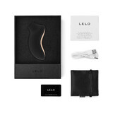 Lelo Sona 2 Black, masaj clitoris, sonic, negru