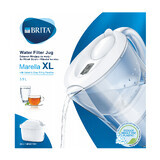 Brita Marella XL, ulcior cu filtru, alb, 3,5 l