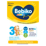 Bebiko Junior 3 Nutriflor Expert, formulă nutritivă pe bază de lapte, peste 1 an, 600 g