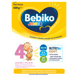 Bebiko Junior 4 Nutriflor Expert, formulă nutritivă pe bază de lapte, peste 2 ani, 600 g