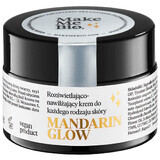 Make Me Bio Mandarin Glow, crema illuminante e idratante per tutti i tipi di pelle, 30 ml