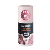 Arganove, desodorante mineral de alumbre, gardenia, roll-on, 50 ml