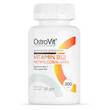 OstroVit Vitamina B12 Metilcobalamină, vitamina B12 400 µg, 200 comprimate