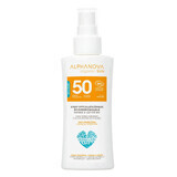 Alphanova Sun Bio, spray de protecție solară, hipoalergenic, SPF 50, 90 g