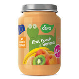 Deva Dessert, kiwi și piersici cu banane, după 4 luni, 200 g