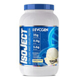 Proteína aislada en polvo con sabor a vainilla Isoject, 840 g, Evogen