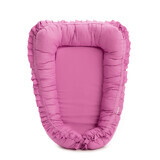 Baby Nest cu volanase, +0 luni, Mov, Twindeco