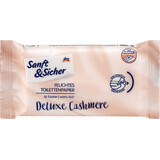 Sanft&Sicher Hârtie igienică umedă Deluxe cașmir, 10 buc