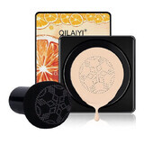 Crema CC Cream, Makeup, Air Cushion, Vitamina C, 01 Ivory, 15 g , cu pensula