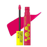 Ruj de buze lichid mat, Maybelline, Superstay Matte Ink, 460 Optimist, 5 ml