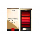 Paleta ruj de buze Loreal Color Riche, La Palette, Red, 6 culori