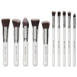 Set of 10 make-up brushes, SensoPRO, White, case included