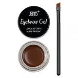 Gel sprancene Ushas Waterproof Eyebrow Gel, 03 Light Brown