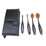 Set of 4 brushes, Real Techniques, Bold Metals, Case included