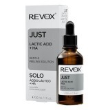 Solutie exfolianta cu acid lactic + HA, 30 ml, Revox