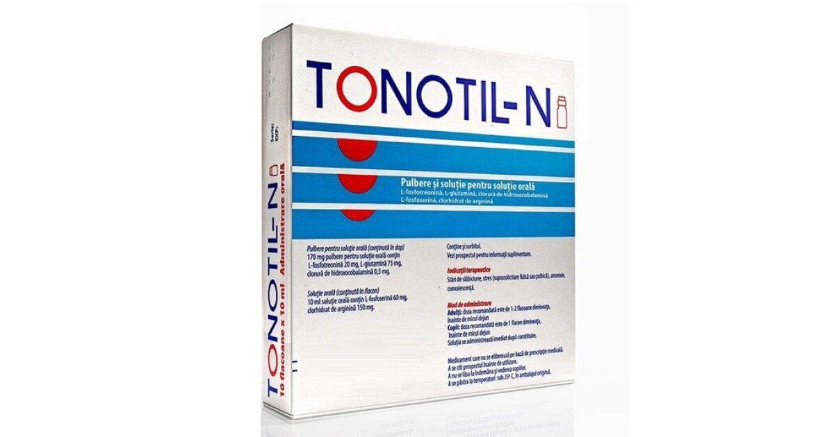 Tonotil-N – pret in farmacii, prospect, cumpara in Romania