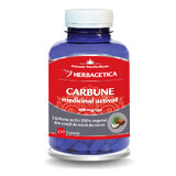 Carbune medicinal activat, 120 capsule, Herbagetica