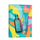 Set Ulei tratament pentru toate tipurile de par 100 ml+Crema de maini Fragrance Original 100 ml Summer Duo, Moroccanoil