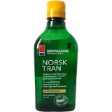 Bio Pharma Olio di pesce norvegese al gusto naturale di limone - Norsk Tran 375 ml