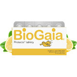 BioGaia ProTectis comprimate masticabile cu aromă de lămâie 10 buc