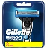 Gillette Mach3 Turbo capete de schimb 8 buc