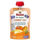 Holle Organic Puree - Carrot Cat - Carrot, mango, banana and pear 100 g