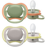 Philips Avent Ultra air suzetă neutră 6-18m 2 buc