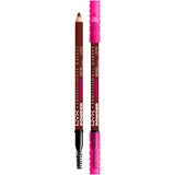 NYX Professional Makeup Louder Brow Pencil Creion pudră pentru sprâncene, Black Cherry