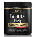 Beauty Help Ultra-Complex 9-in-1 Collagen Formula cu aromă de căpșuni, 300 g, Zenyth