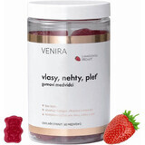 Venira Capelli, unghie e pelle, orsetti gommosi, fragola 60 pezzi