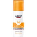 Eucerin Emulsie bronzantă pentru față cu efect depigmentant PIGMENT CONTROL (light) SPF 50+, 50 ml