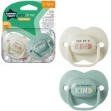 Tommee Tippee CTN AnyTime sucette en silicone, 6-18m, plusieurs couleurs 2 pcs