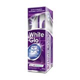 Pastă de dinți White Glo 2in1 + periuță de dinți și perie interdentară 150 g