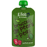 Ella's Kitchen Organic Pere, mazăre și broccoli 120 g