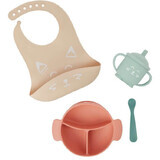 Babymoov Silicone Dining Set LEARN´ISY KIT Fox 3 pcs