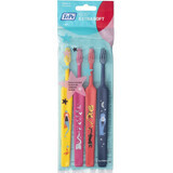 TePe Select Compact Compact ZOO X-soft Children's toothbrush in a bag 4 pcs