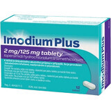 Imodium Plus 2mg/125mg comprimate