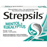 Strepsils Mentol și Eucalipt 24 de pastile