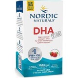 DHA Säure Xtra 1660 mg, Erdbeere, 60 Kapseln Nordic Naturals