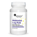 Melatonină 1 mg PLUS Melissa 100 comprimate Aliness